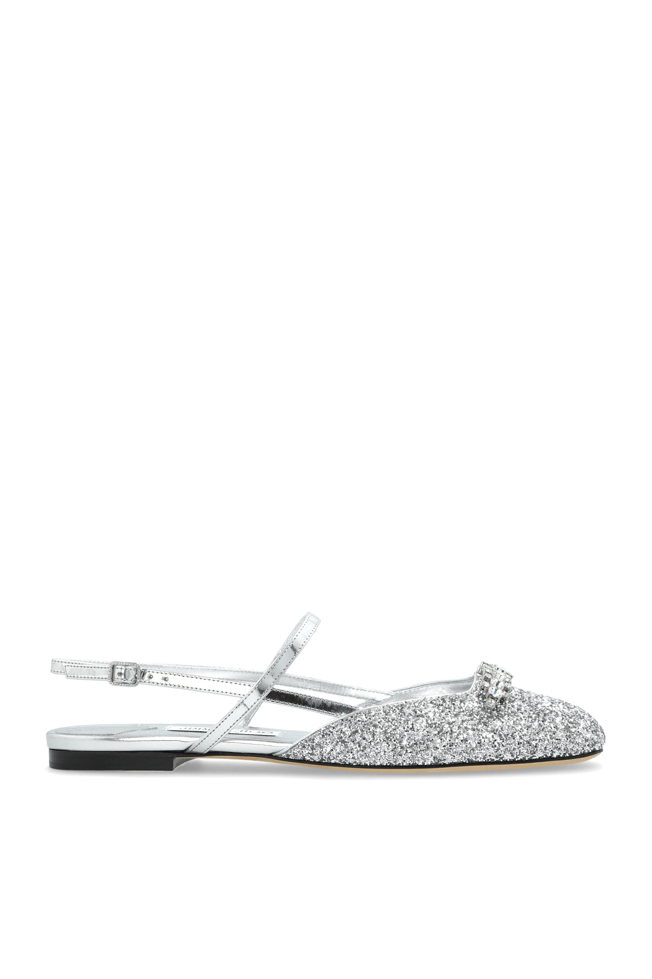 フラットシューズ Jimmy Choo FW25 Sandals (BELINDA SB FLAT JDPSILVER SILVER) Silver 